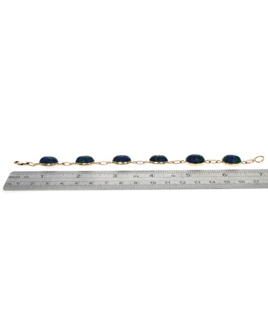 Azure Malachite Link Bracelet
